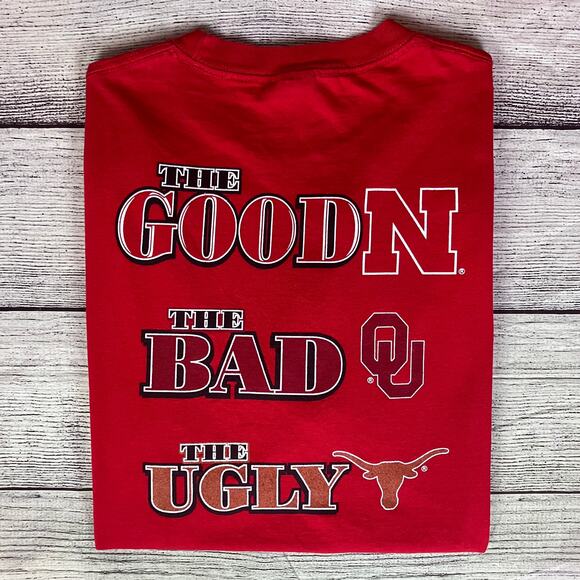Vintage Nebraska Huskers The Good, The Bad, & The Ugly T-shirt - Picture 2 of 7